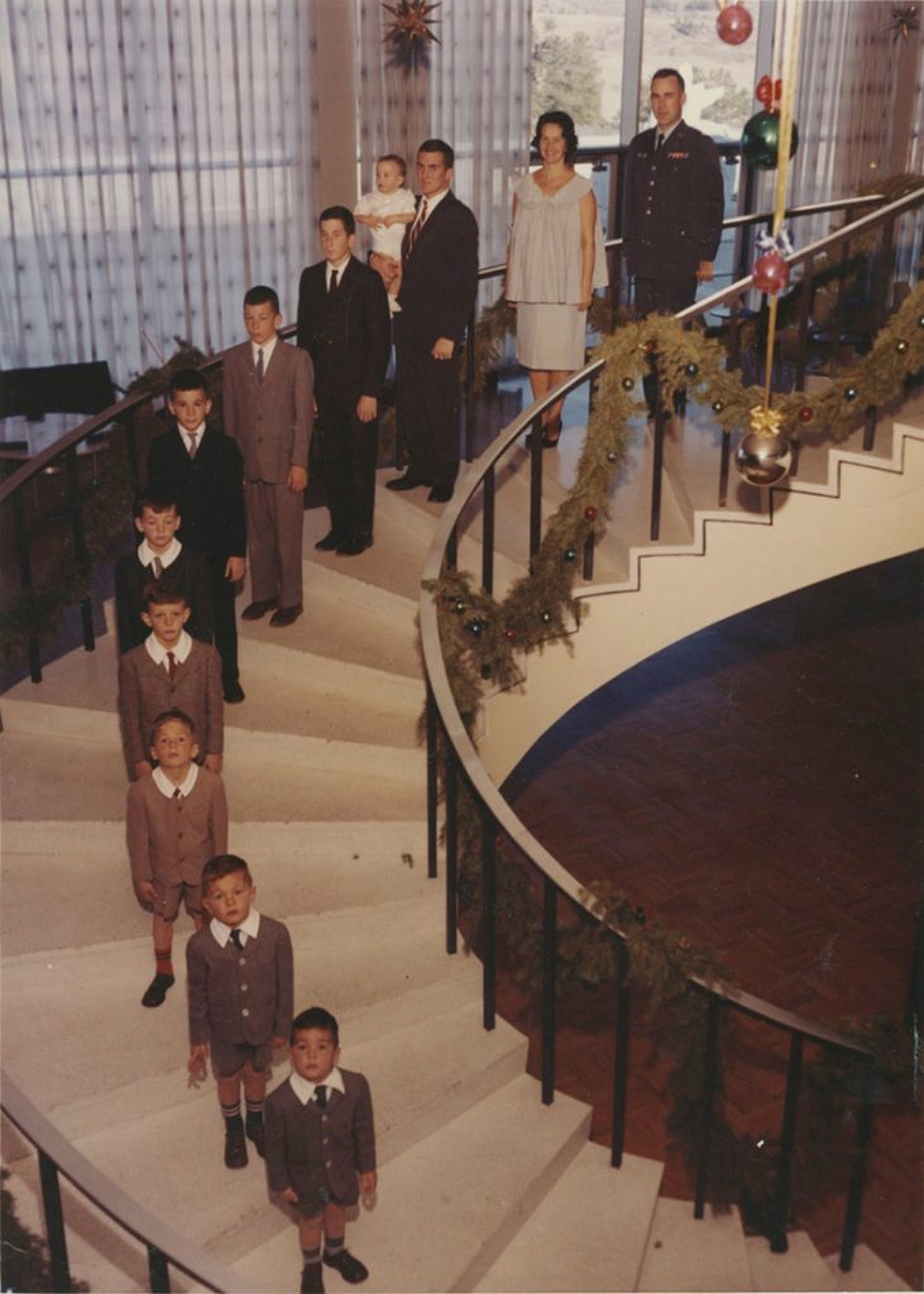 La familia Galvin en la Academia de la Fuerza Aérea de EE.UU., 1961