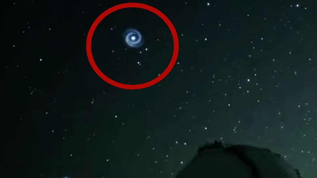 Mysterious 'whirlpool' appears in the night sky above Hawaii