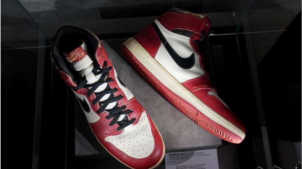 Michael Jordan: Rare trainers fetch 