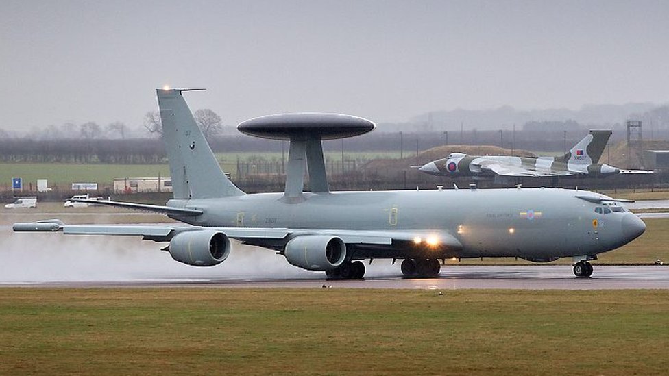 Raf Sentry Aircraft Returns To Waddington After Final Mission c News