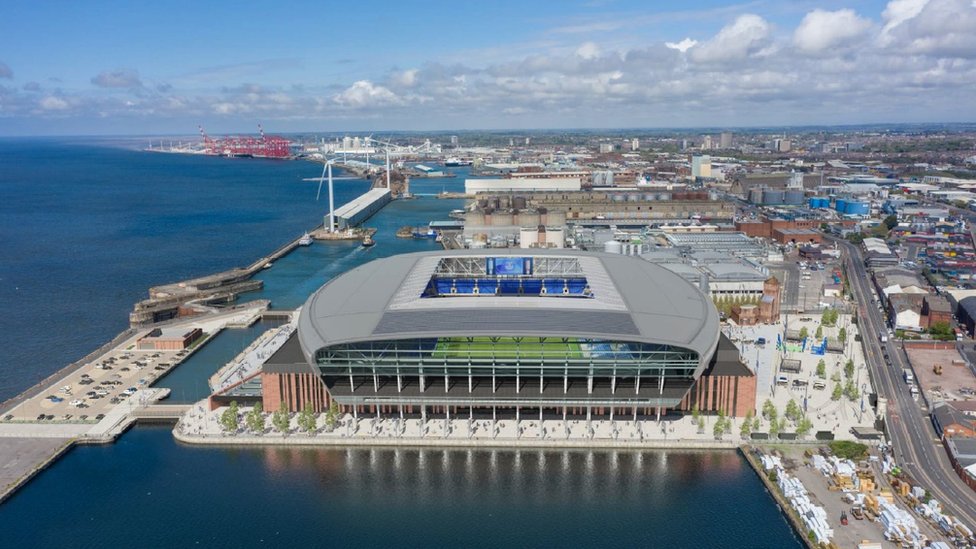Everton's new Bramley-Moore Dock stadium recommended for approval - BBC News