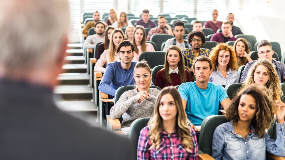 Una clase de universidad