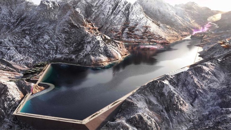 صورة لبنية مدينة نيوم