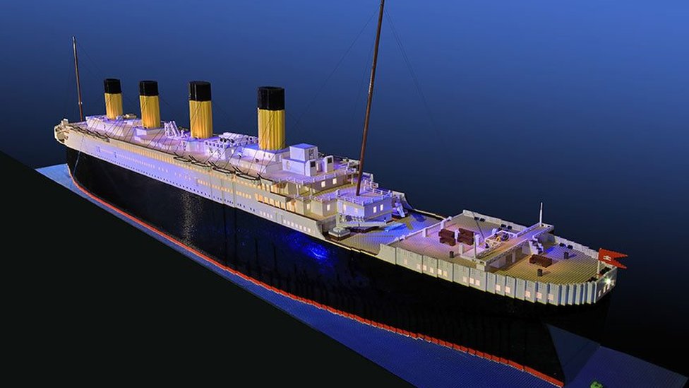 the titanic lego set
