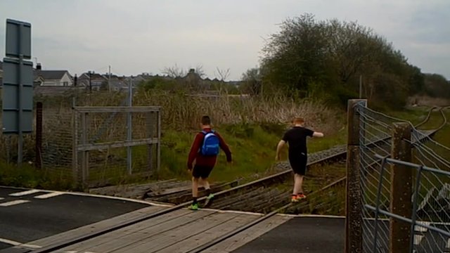 Rail trespassers