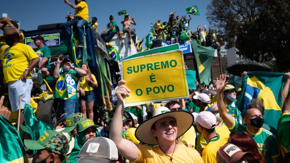 Protesto pró-Bolsonaro no 7 de setembro de 2022
