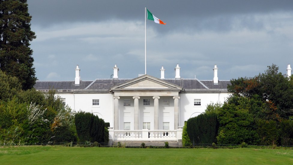 Aras an Uachtarain, официальная резиденция президента Ирландии Майкла Д. Хиггинса