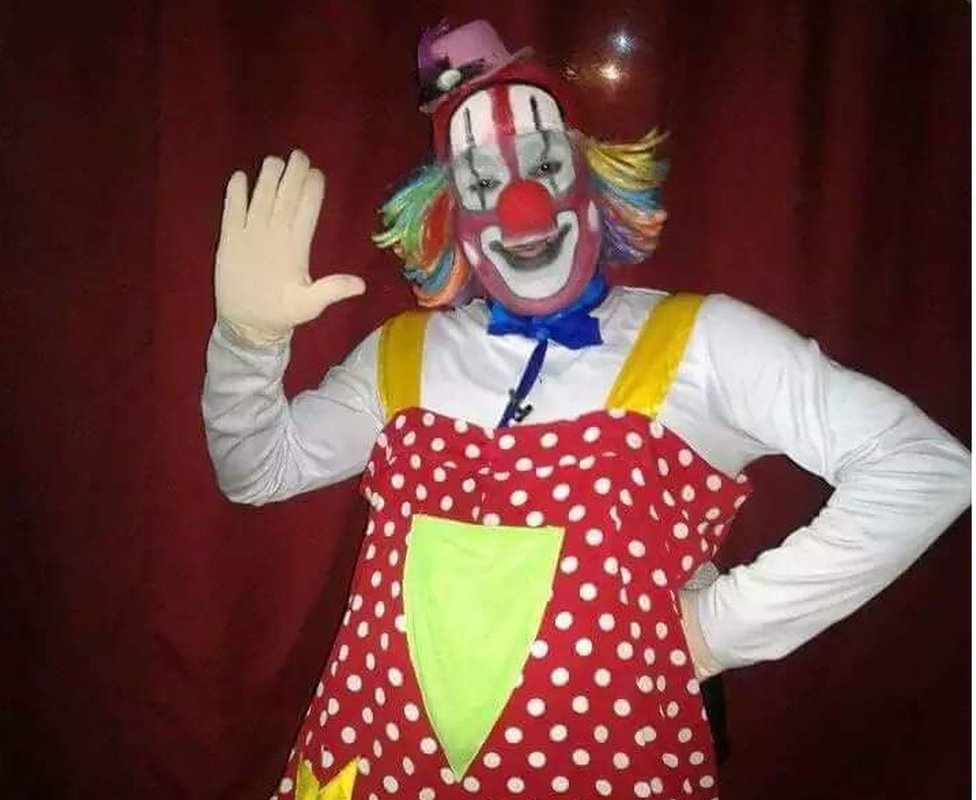 Клоун в Цирке Рэмбо