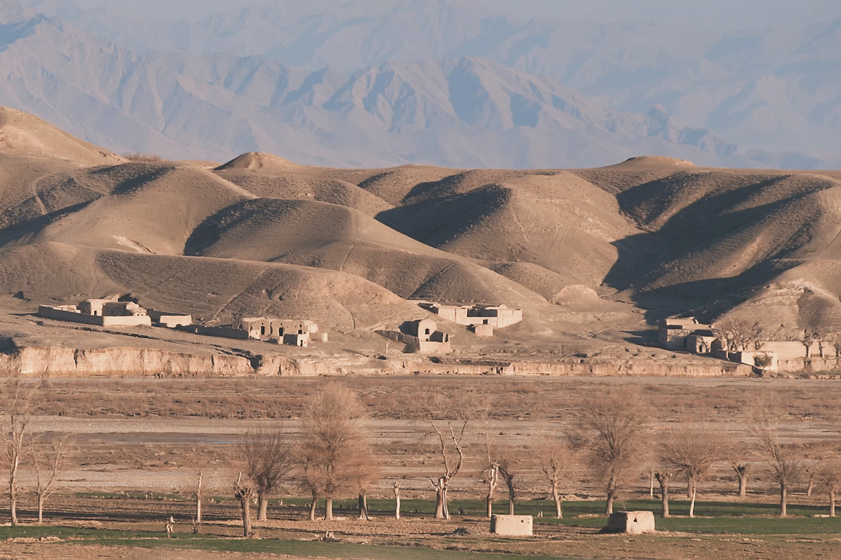 Vista de una zona rural del sur de Afganistán