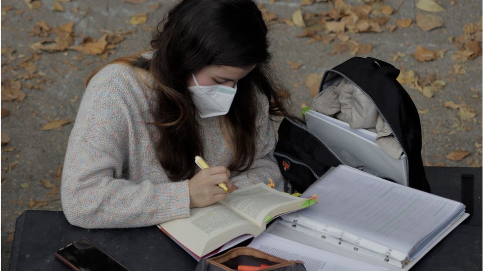 Una estudiante