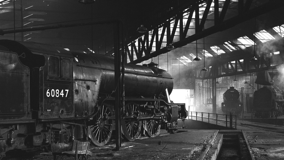 Сарай двигателя York в 1951 году