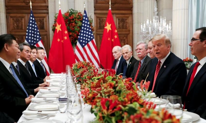 G 20 Zirvesi'nde bir araya gelen ABD ve Çin liderleri