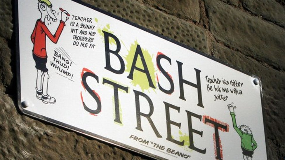 Знак улицы Баш
