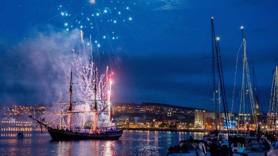 maritime festival: thousands visit derry's quay - bbc news