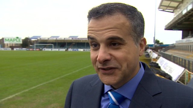 Wael Al-Qadi: Bristol Rovers president planning long stay at club - BBC ...