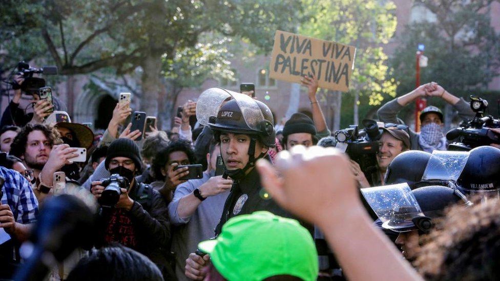 California college cancels grad ceremony as protests after Israels war in Gaza continue