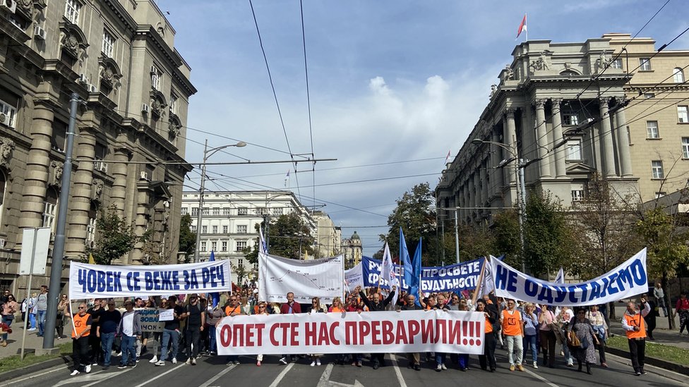 protest prosvetnih radnika