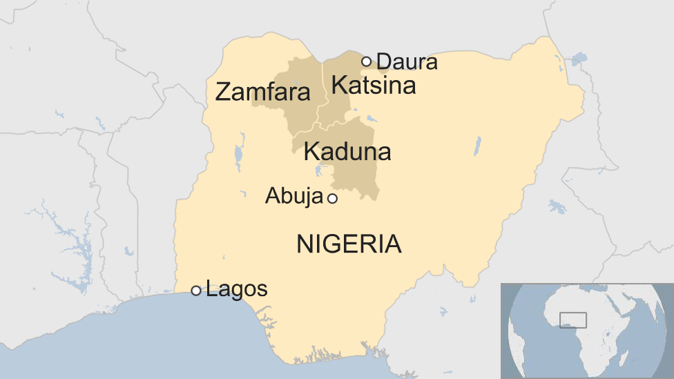 Карта Нигеры