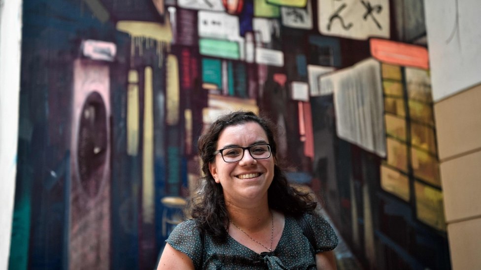 Panagiota Kalliakmani en Atenas, 9 de agosto