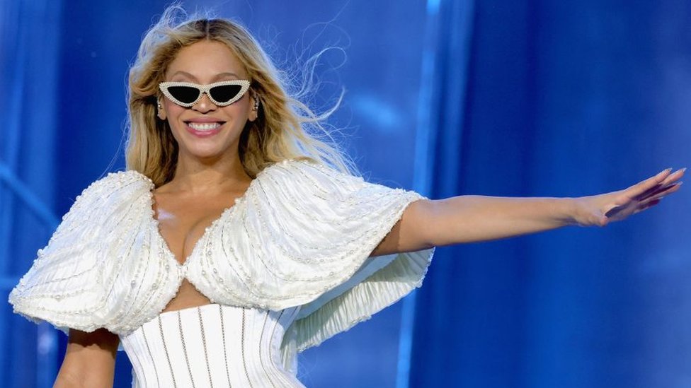 Beyoncé tells fans (and Taylor Swift) to laugh and dance at Renaissance film premiere