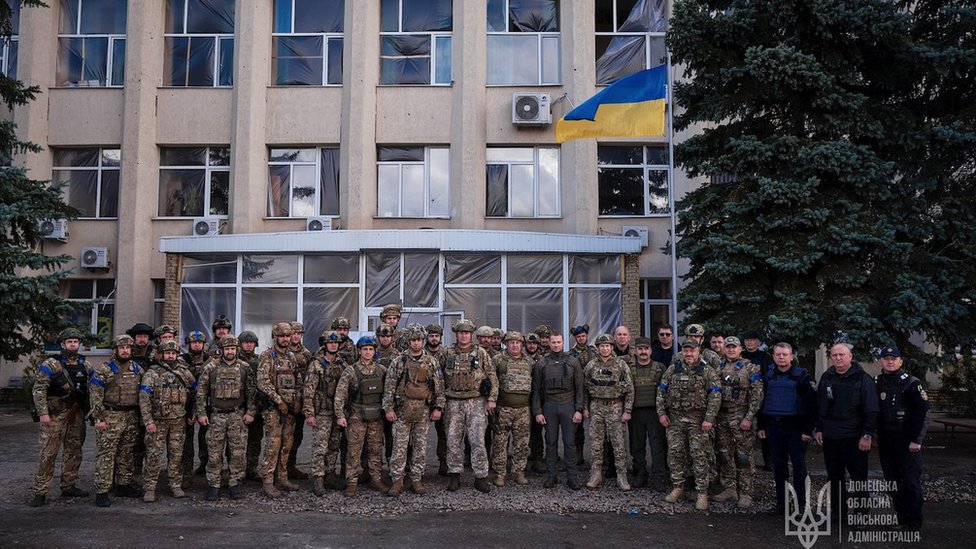 ukrajinski vojnici u Limanu