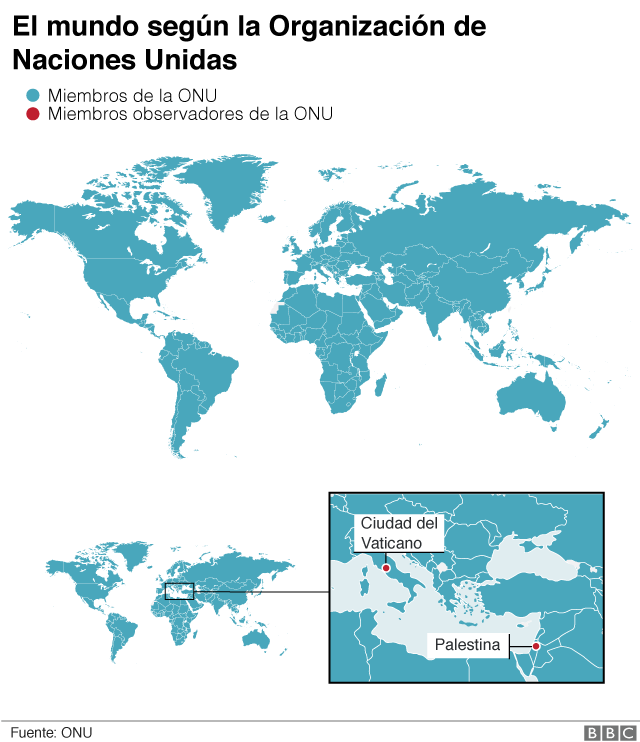 Mapa ONU