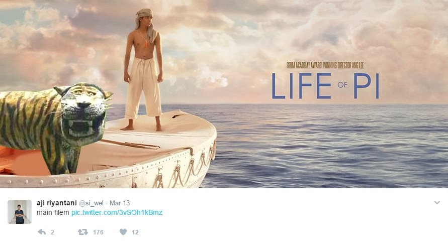 Поддельный плакат для Life of Pi