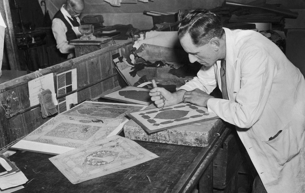 Stanley Bray üçüncü baskı üzerinde çalışırken (10 Eylül 1947)
