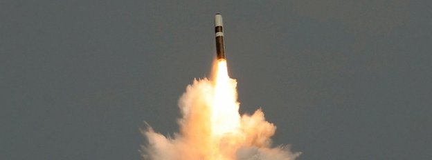 Ракета «Трайдент» запущена во время испытательного пуска