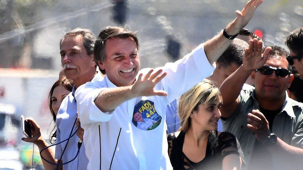 Bolsonaro za vreme predizborne kampanje
