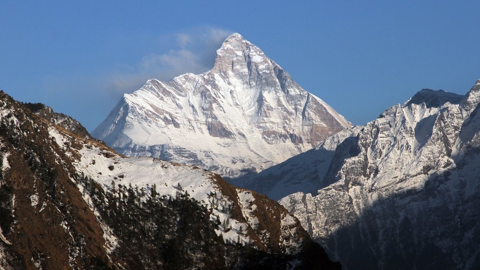 Montaña Nanda Devi, en el estado de Uttarakhand, India