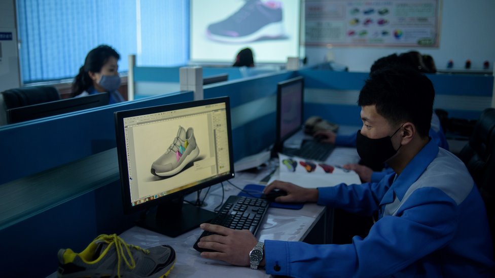 A shoe designer in N Korea