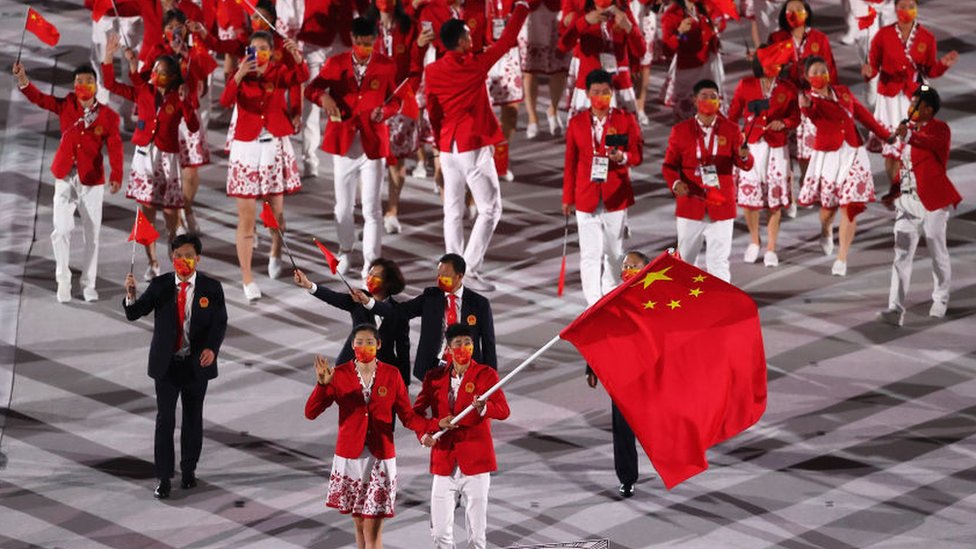 El equipo olímpico chino