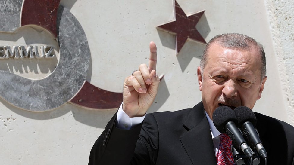 Recep Tayyip Erdogan, presidente de Turquía, 15 de julio de 2021