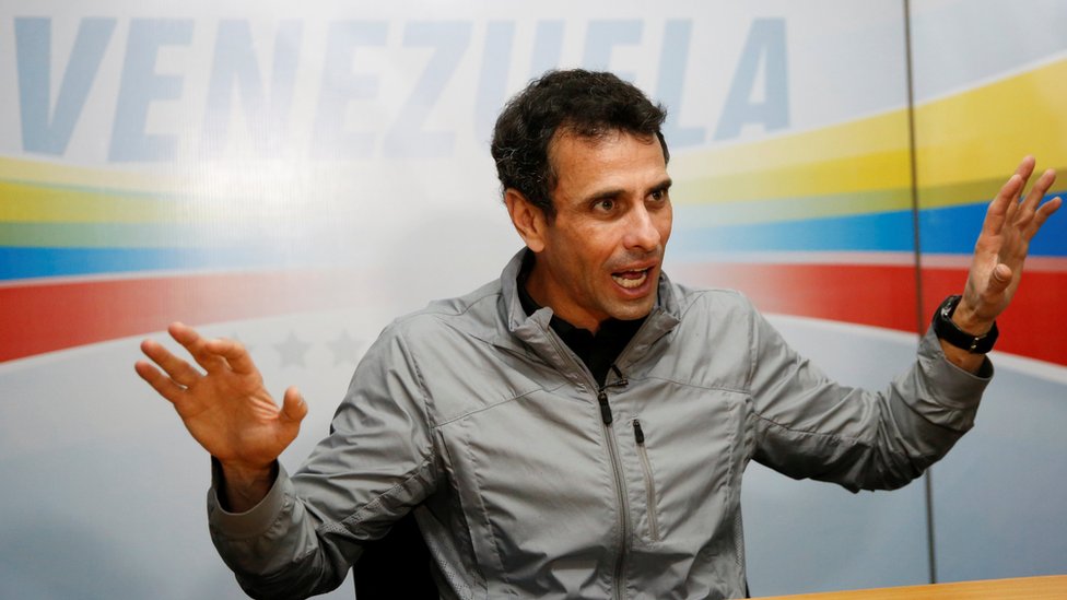 Capriles: "No estamos dispuestos a un diálogo (al estilo de) Zapatero". Henrique Capriles Radonski