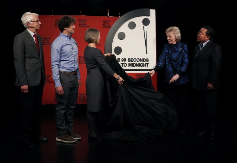 Opening of the doomsday clock