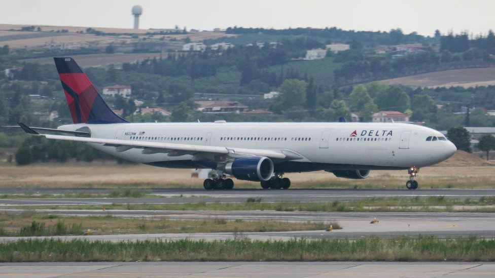 Avión de la aerolínea Delta.