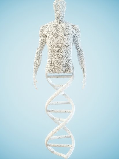 Ilustración mutación científica