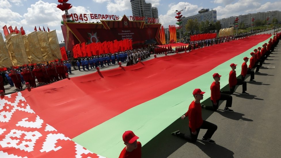 Парады Победы прошли в Минске, Беларусь