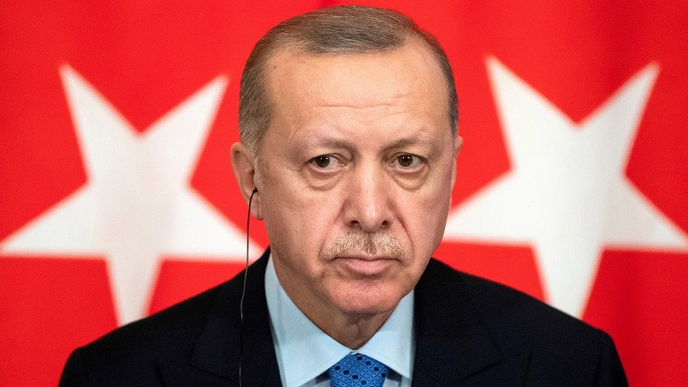 Президент Турции Тайип Эрдоган принял участие в пресс-конференции
