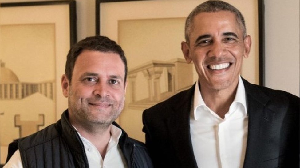 Rahul Gandhi met Obama in December 2017, when the former US President was on a visit to India to participate in a conference organised by a media house