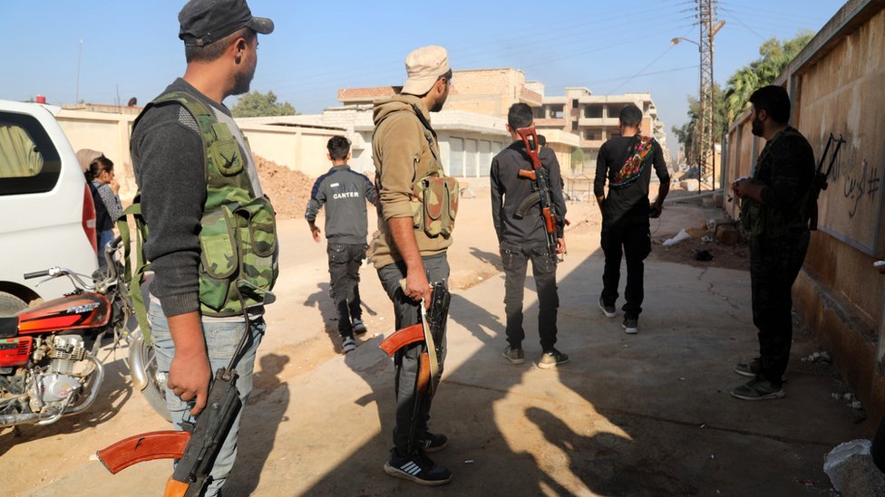 Силы группировки SDF готовятся к противодействию Турции Рас аль-Айн 10 октября
