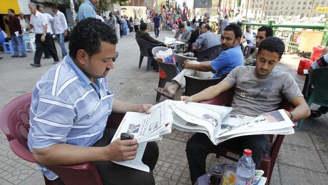Jornais no Egito