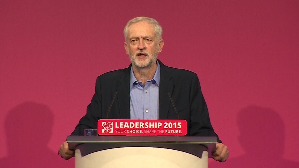 Jeremy Corbyn at special Labour conference