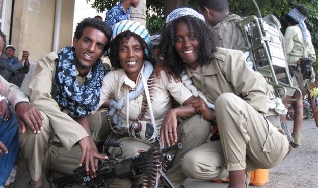 эритрейские женщины-борцы