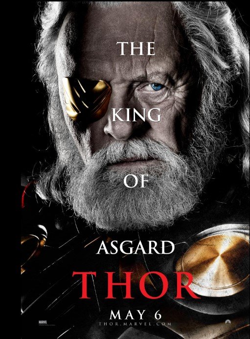 Poster promocional de Thor, 2011