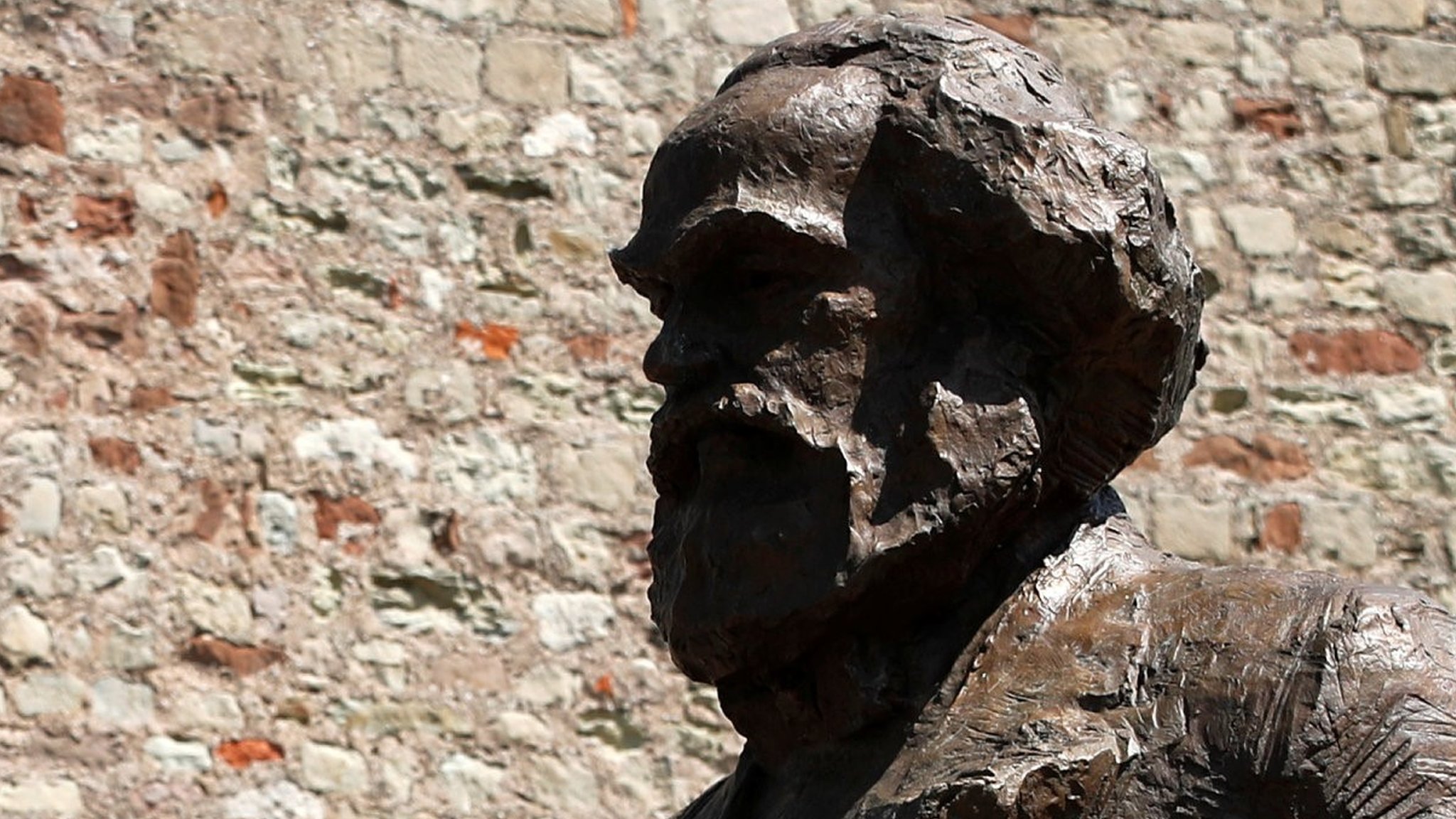 Liangliang988 allemand Excellent Communiste Carl Marx Buste Statue de bronze