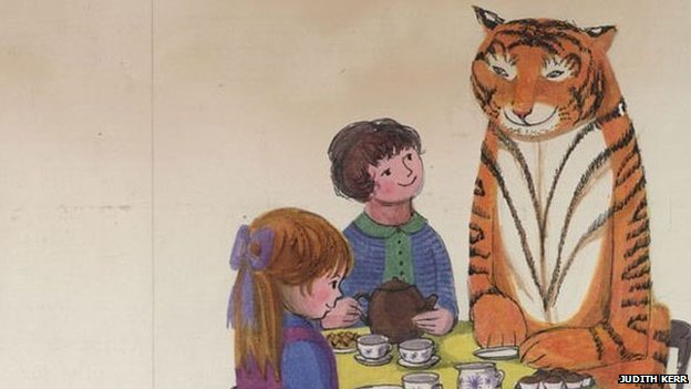 Иллюстрация из фильма «Тигр, который пришел к чаю»