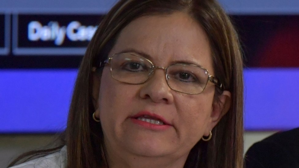 Ministra de Salud de Panamá, Rosario Turner.