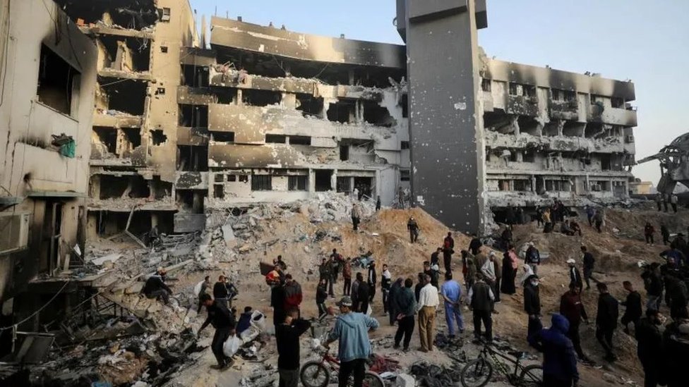 Ruševine bolnice Al Šifa u Gaza Sitiju